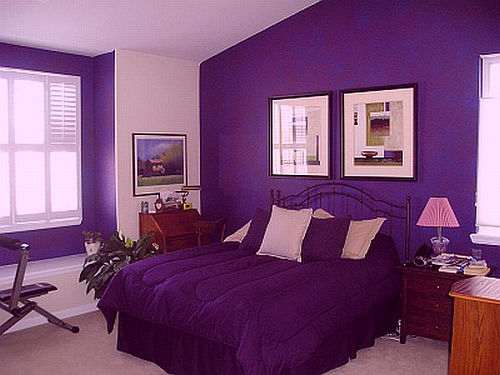bedroom colors purple. purple bedroom 1